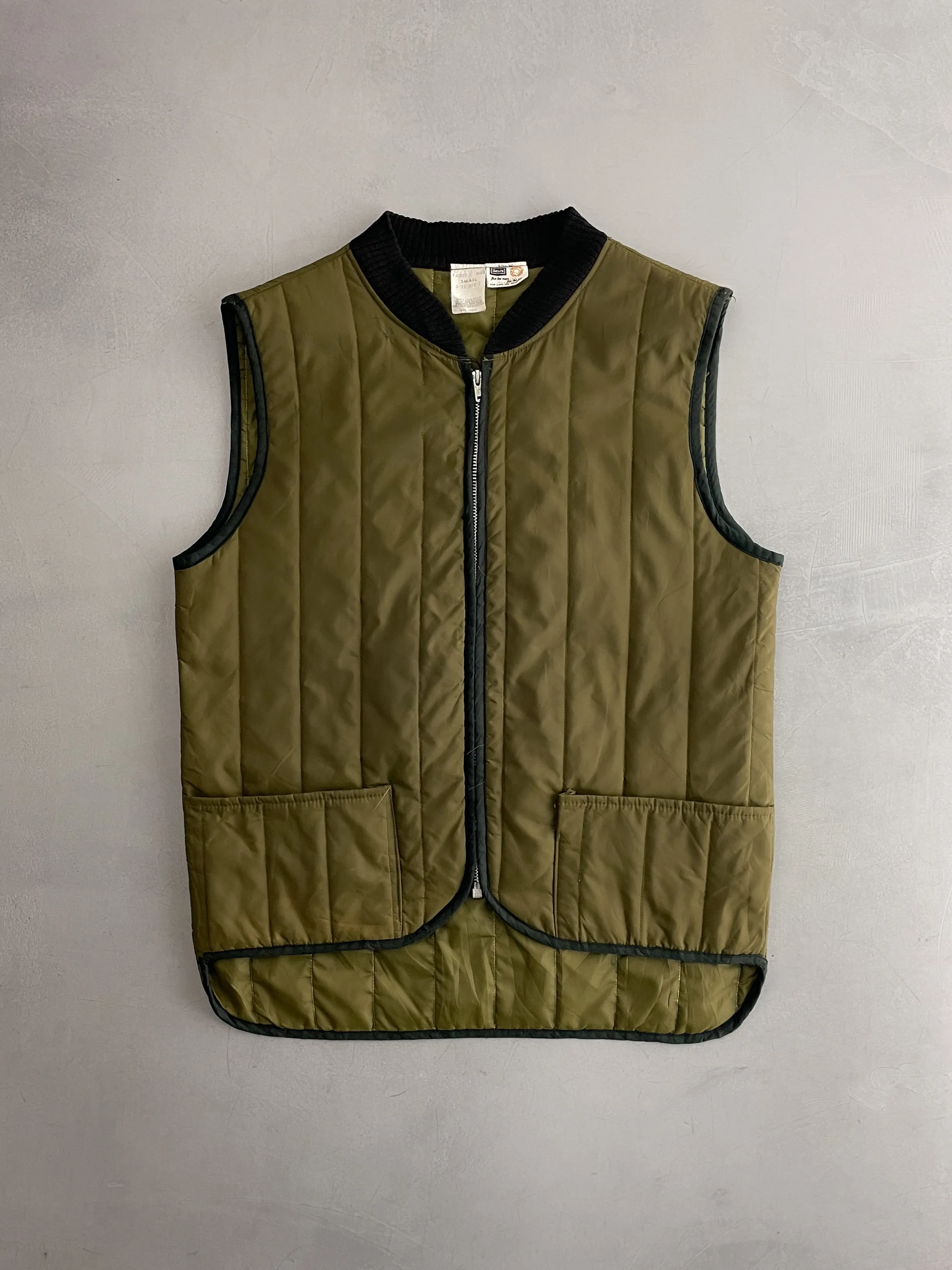 60's Sears Quilted Vest [M]