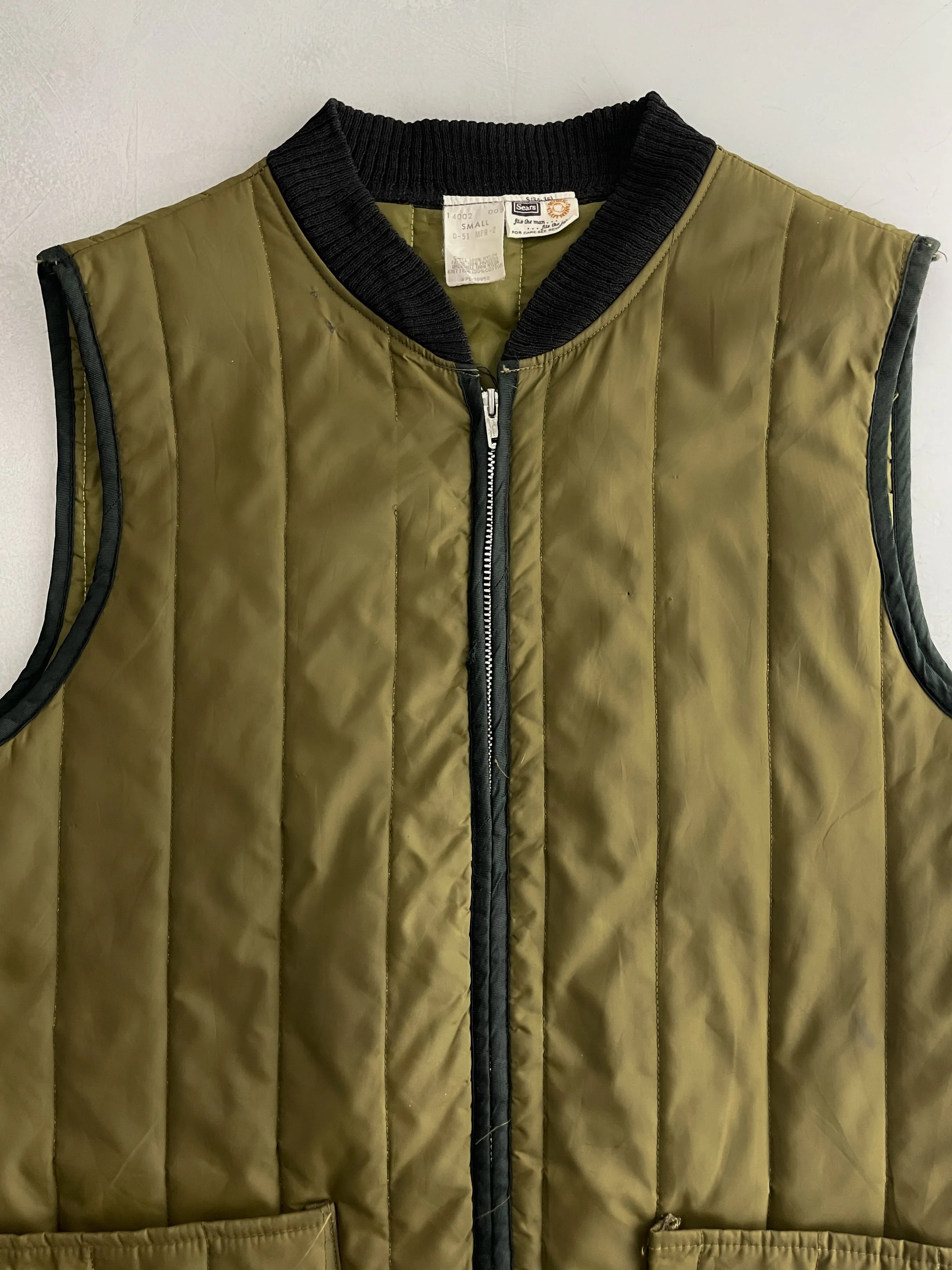 60's Sears Quilted Vest [M]