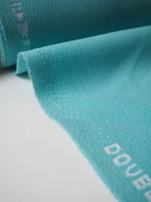 Aqua Double Wool Crepe