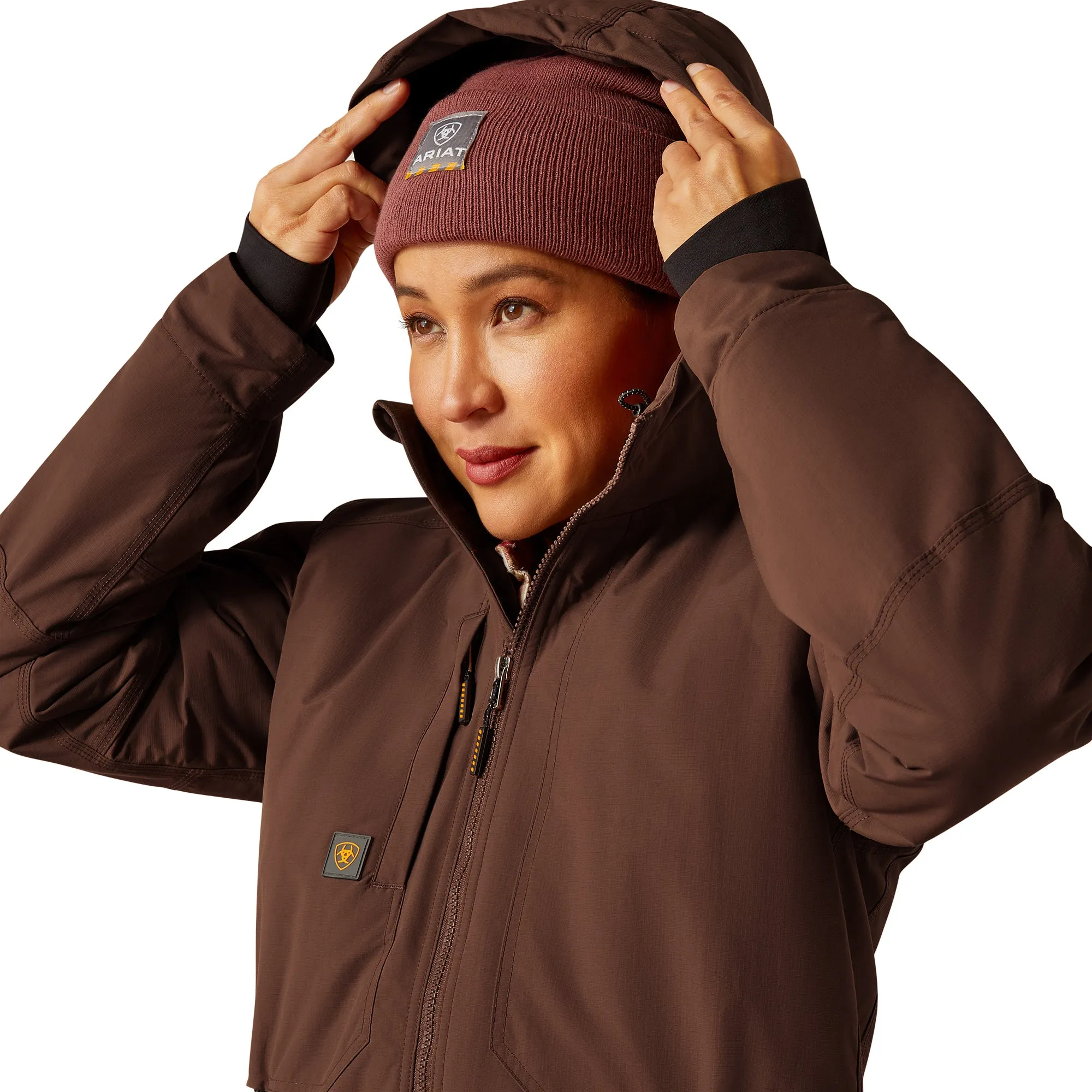 Ariat Ladies Cordura Ripstop Aztec Brown Insulated Jacket 10052432