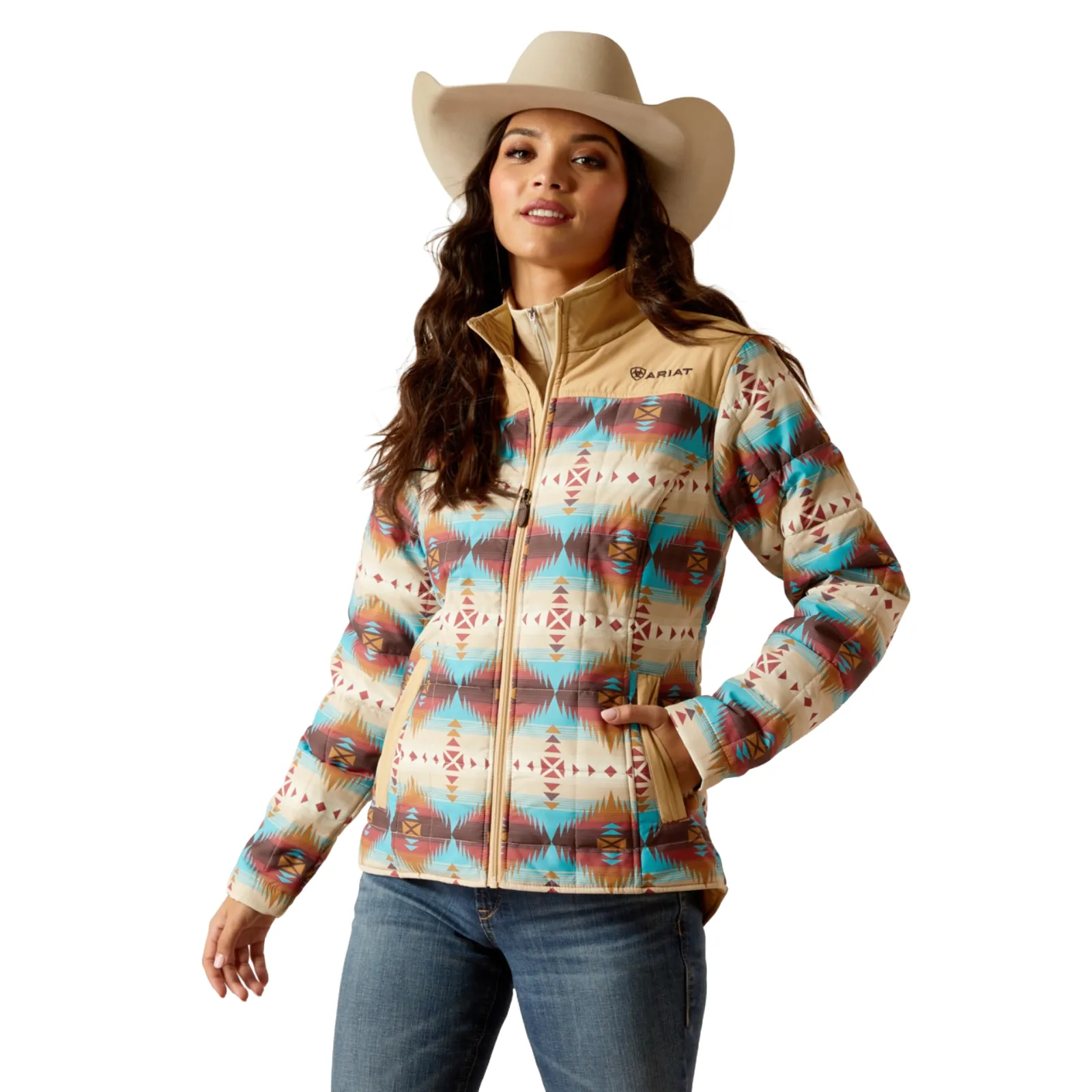 Ariat Ladies Crius Insulated Serrano Southwest Print Jacket 10052828