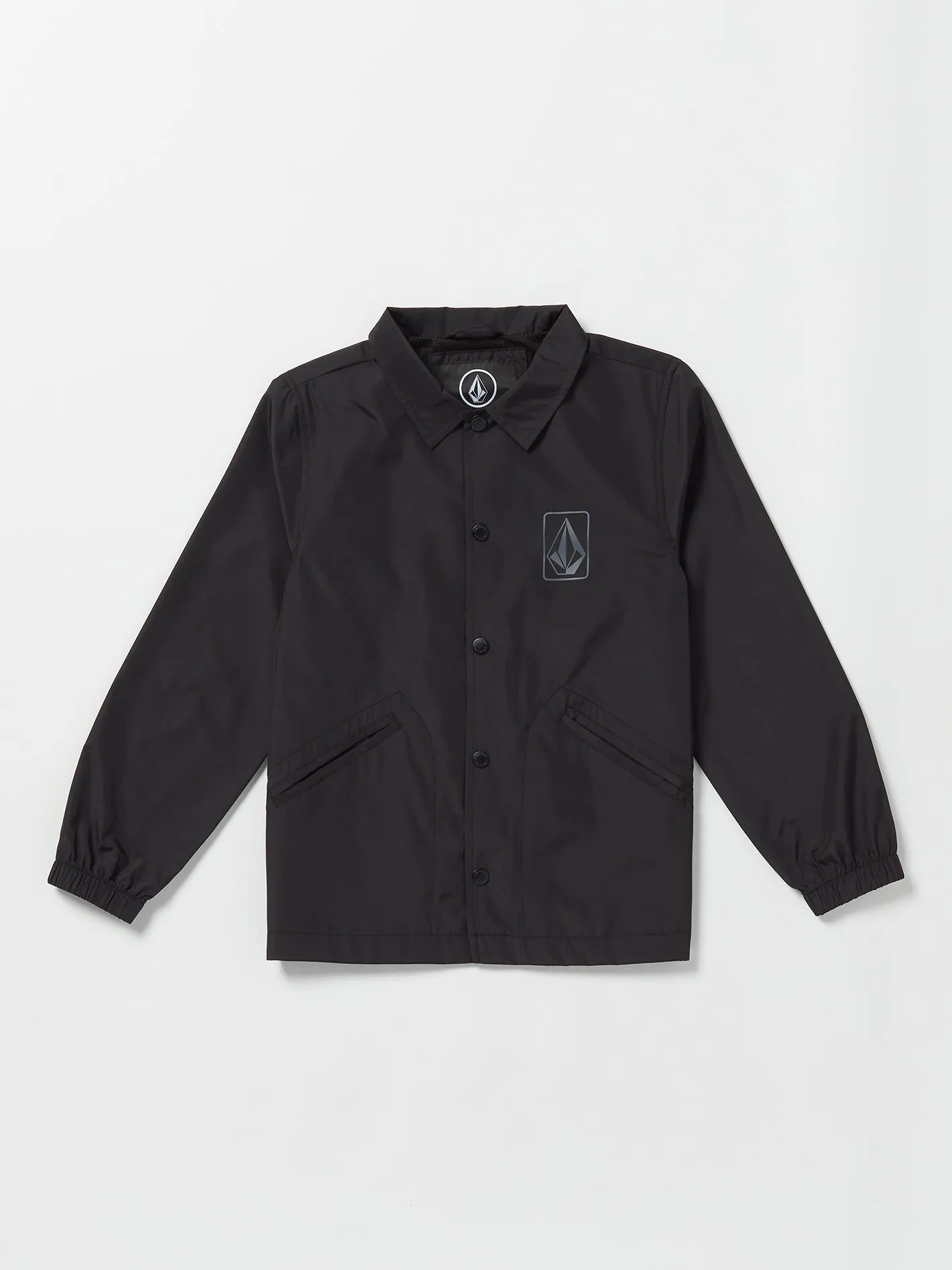 Big Boys Coaches Jacket - Black