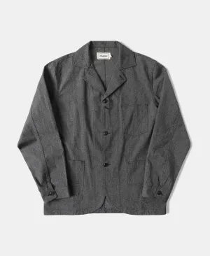 Black Chambray Work Jacket