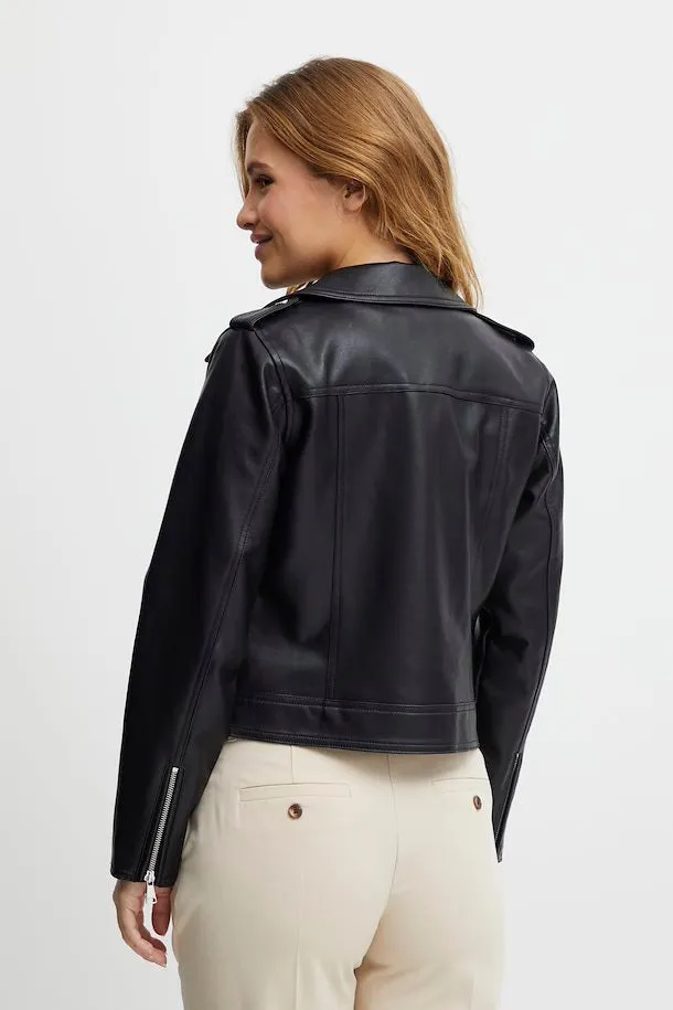 Byoung Byacomy Biker Jacket Black