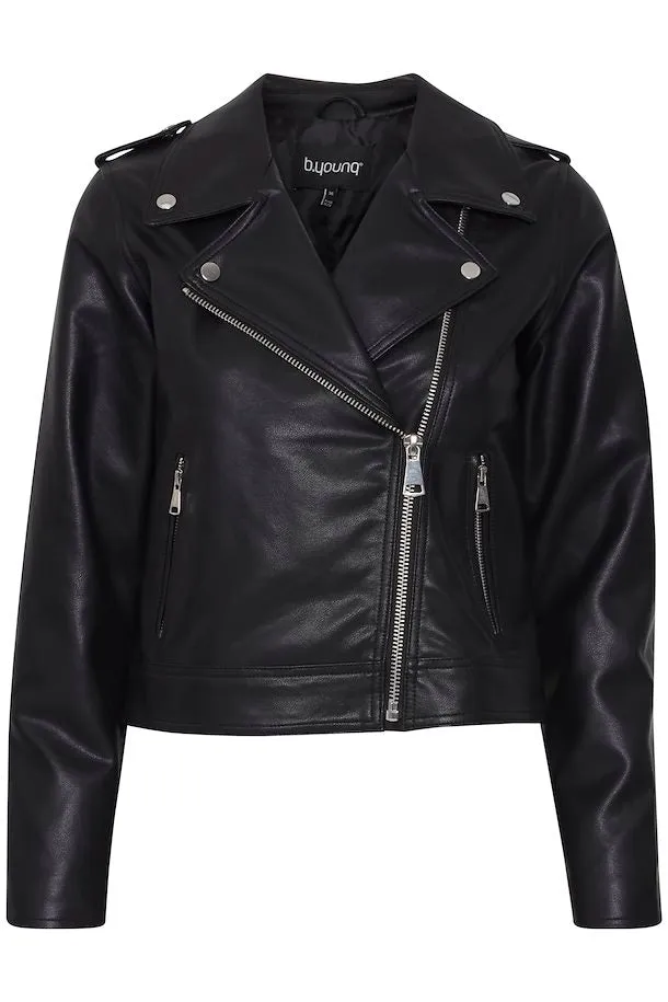 Byoung Byacomy Biker Jacket Black