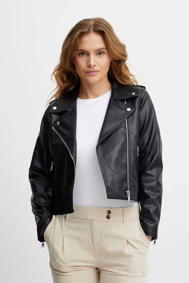 Byoung Byacomy Biker Jacket Black