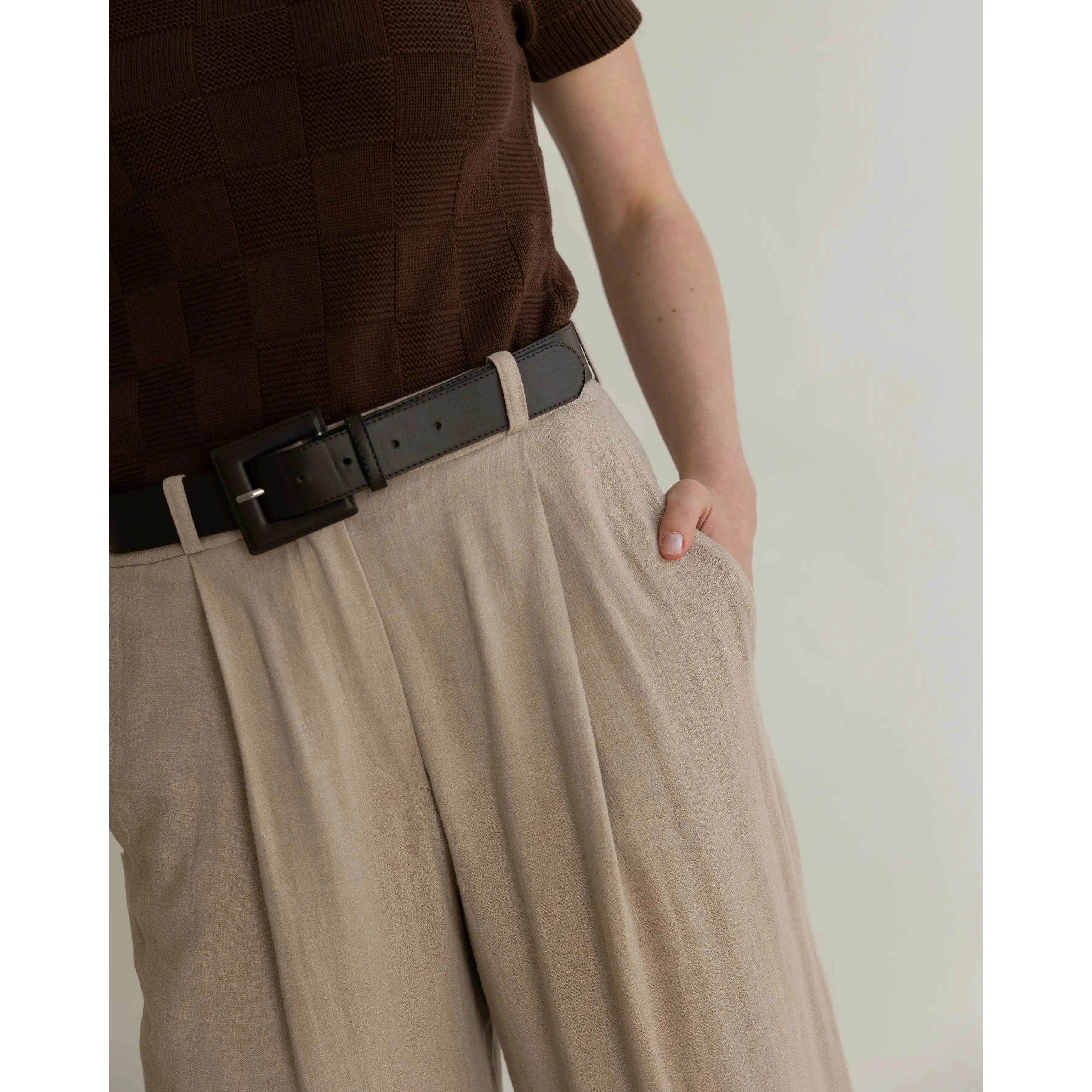 Ciutadella Trousers Beige