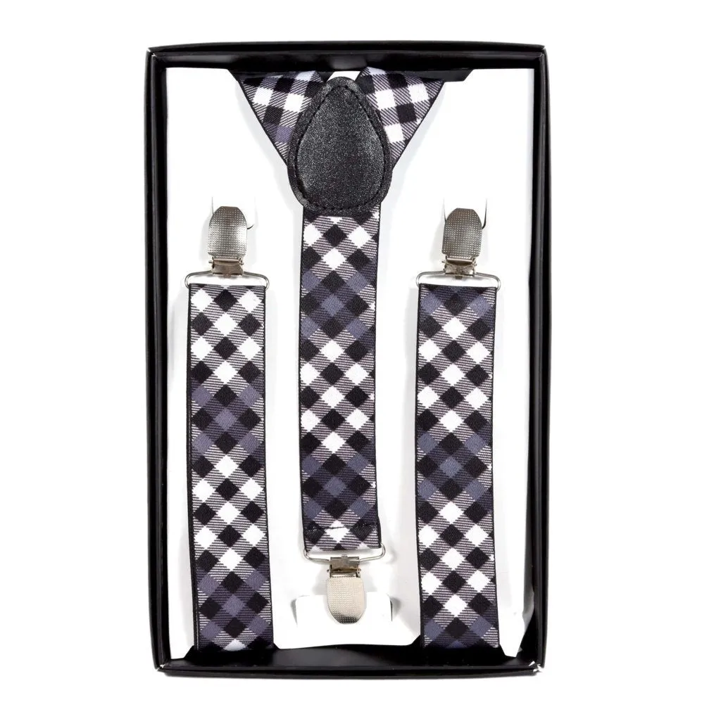 CLASSIC CROSS CHECKS SUSPENDERS