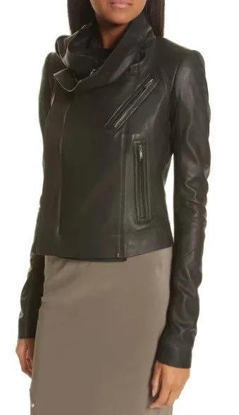 Classic Leather Biker Jacket