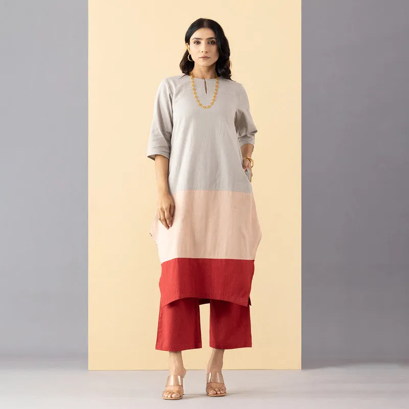 Cotton Co-Ord Set | High Waist Pants | Multicolour