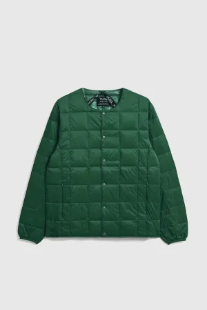 Crew Neck Down Jacket - K. Green