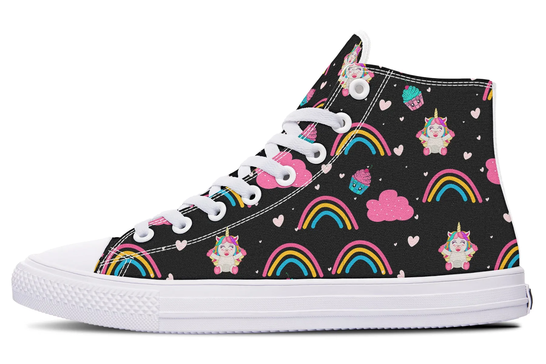 Cutesy Unicorns High Tops