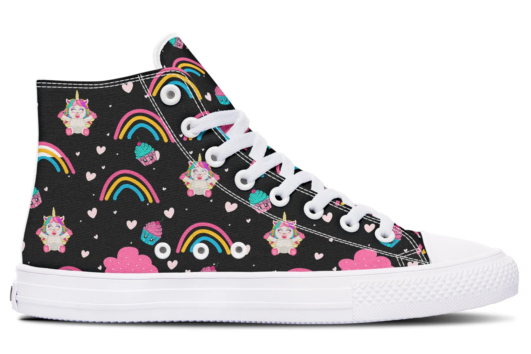 Cutesy Unicorns High Tops