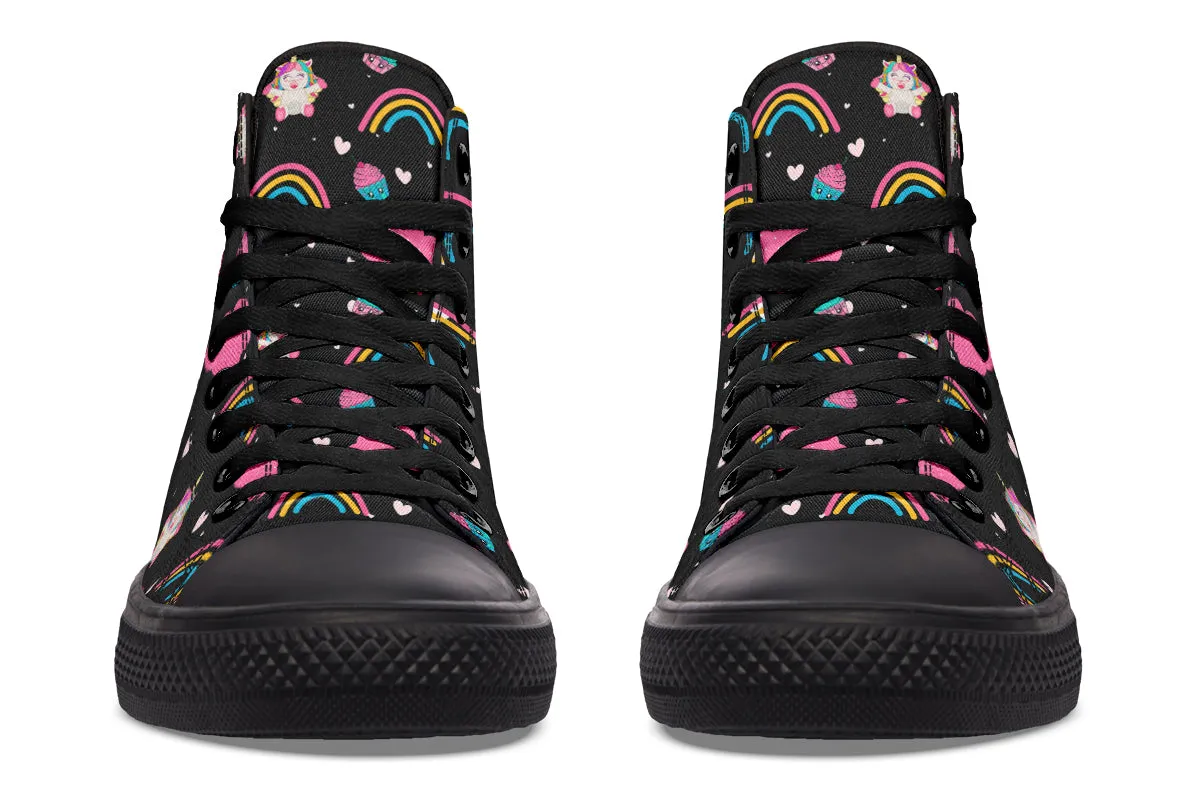 Cutesy Unicorns High Tops