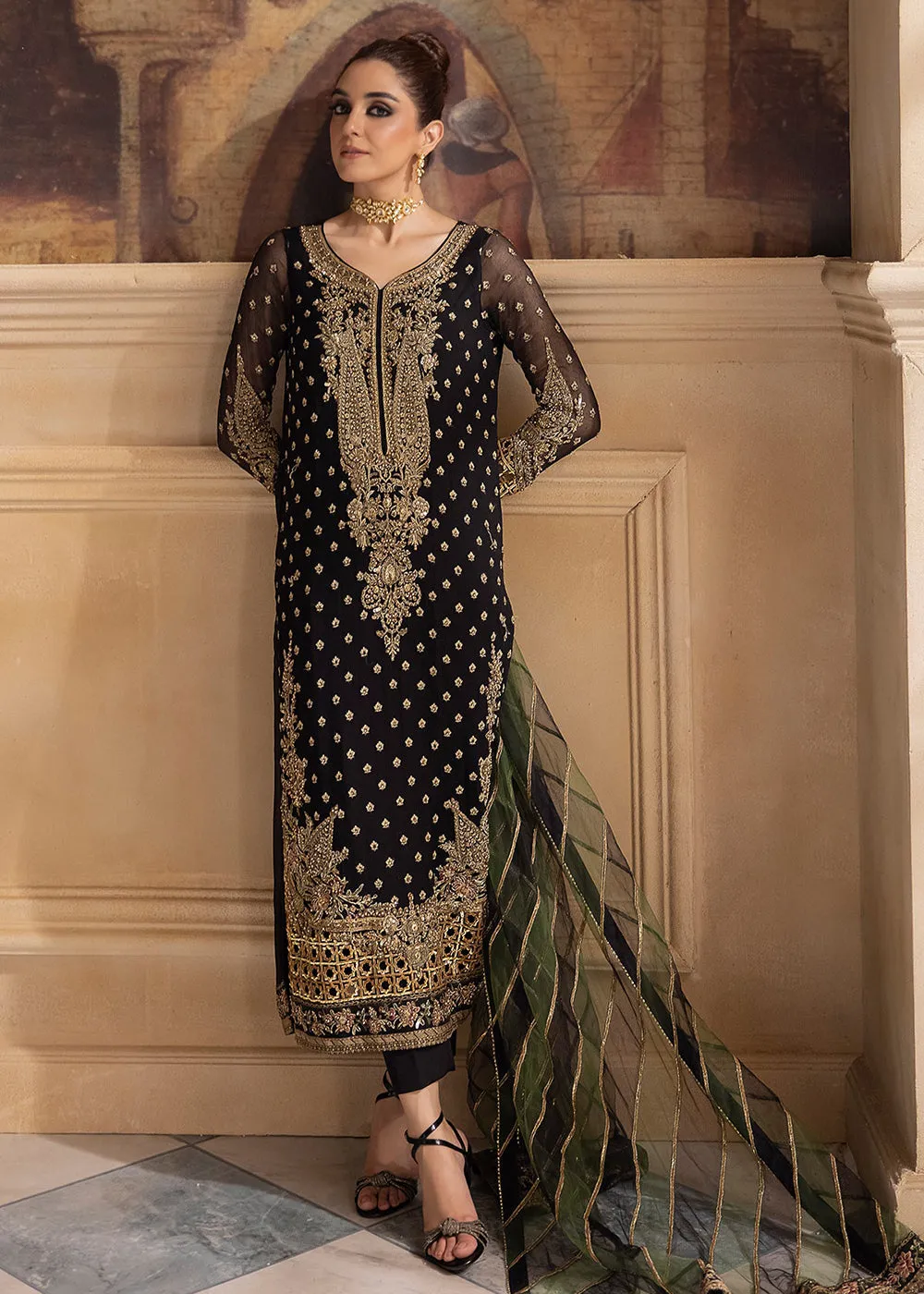 Dastan E Jashan Premium Chiffon '24 by Charizma | DJW4-06