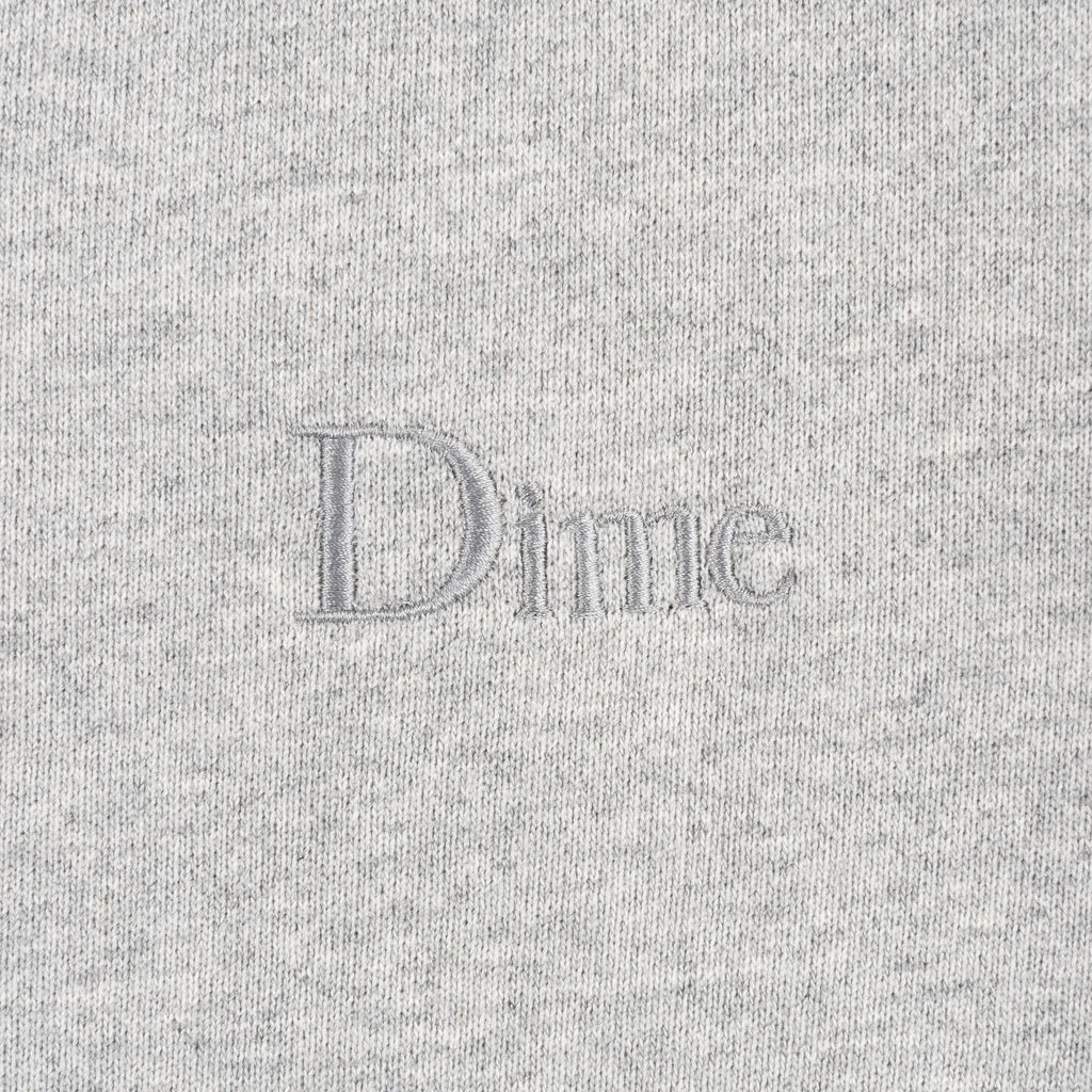 Dime Classic Small Logo Crewneck Heather Gray