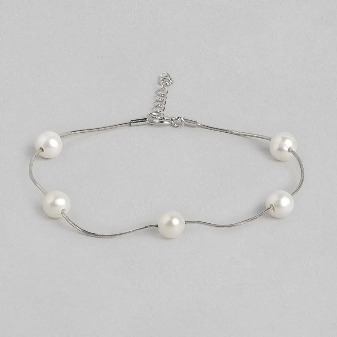 Divine Pearl 925 Silver Bracelet