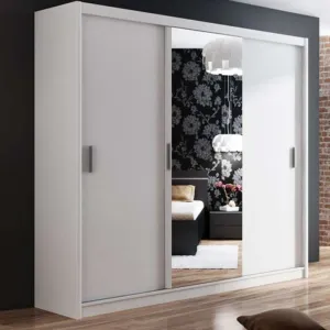 Erving 250cm Sliding Door Wardrobe White