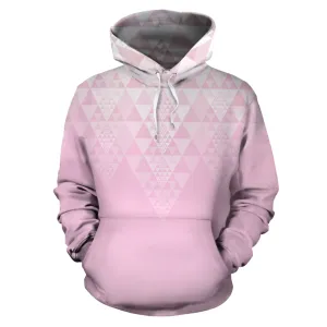 Fractal Triangles - Bright Pink | Hoodie | Mandalazed