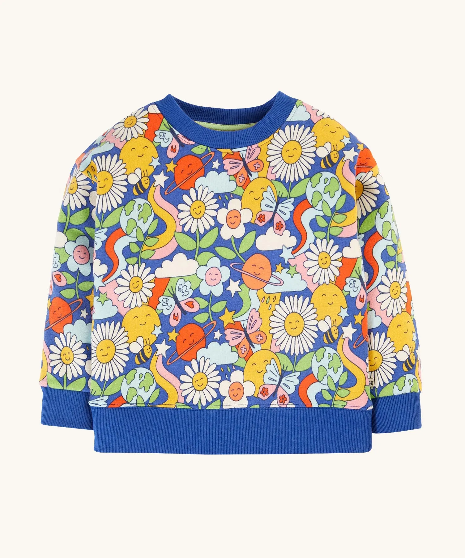 Frugi Superb Sweatshirt - Retro Happy