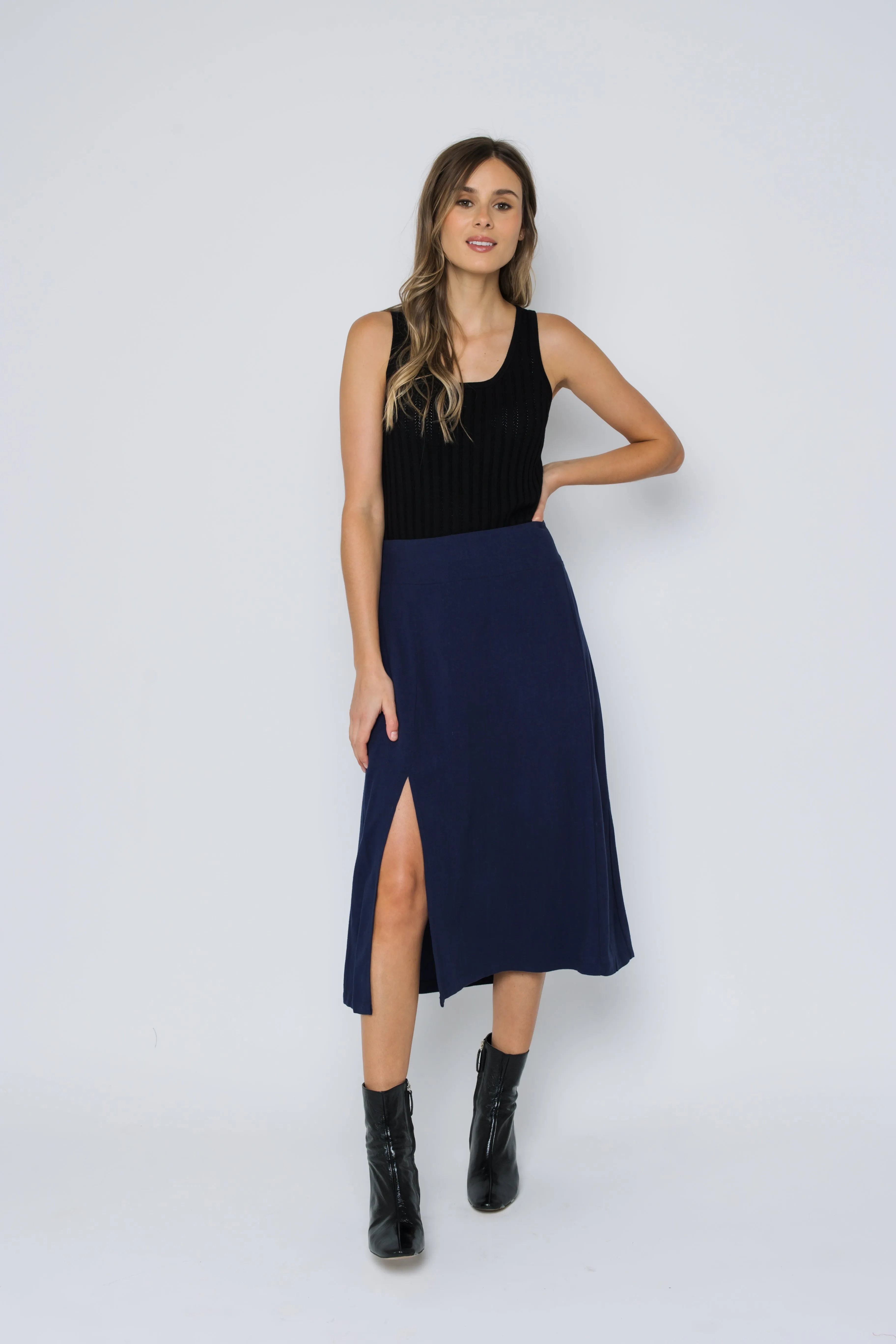 Georgia-Midi Skirt