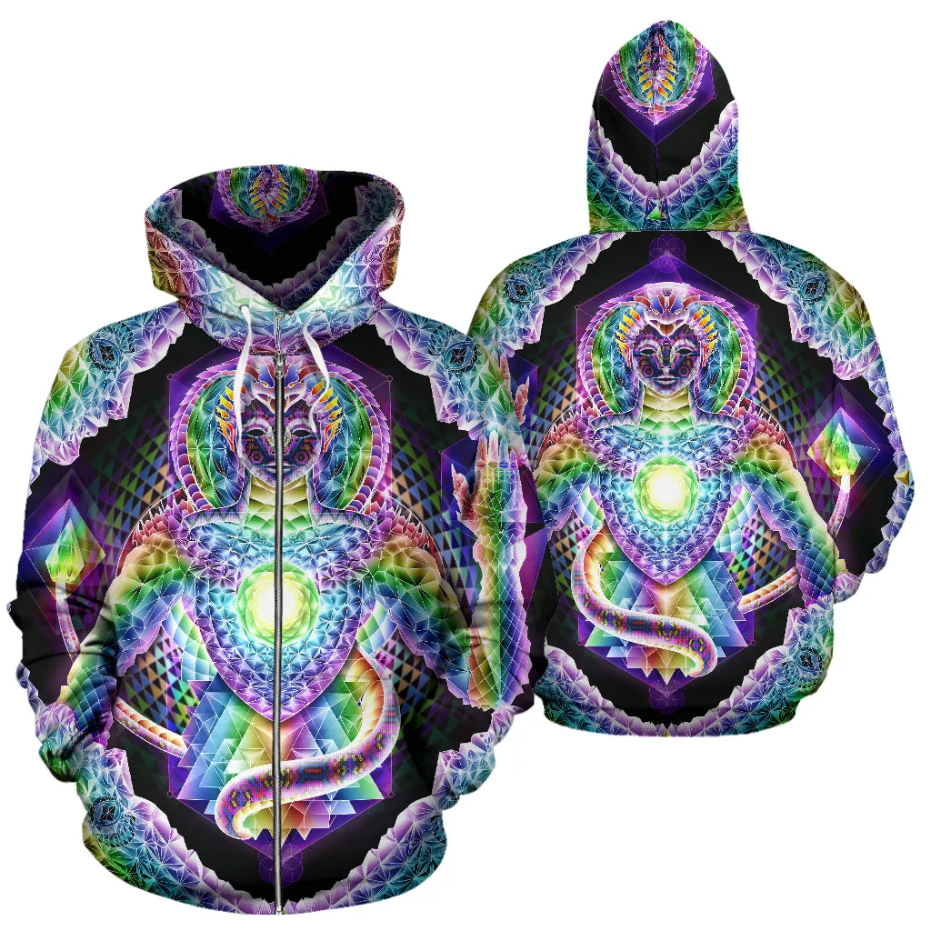 GIFTS FROM NATURE ZIPPER HOODIE | SALVIA DROID