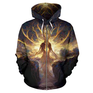 Guardian of the Crossing ZIPPER HOODIE | Michael Garfield