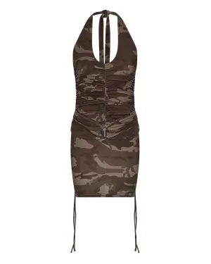 Irongate T Womens Dress - Brown Camo