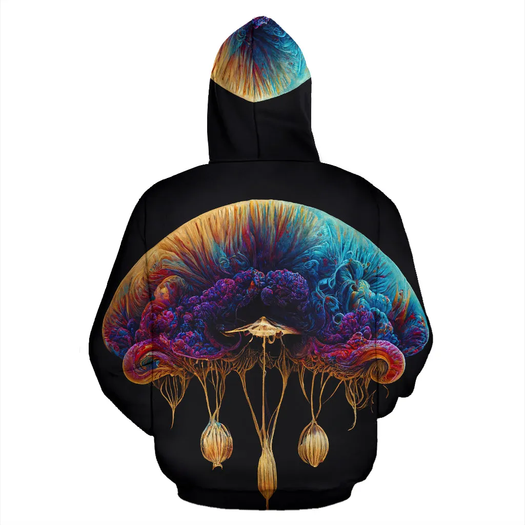 Jellyfish on the Brain Hoodie | Michael Garfield