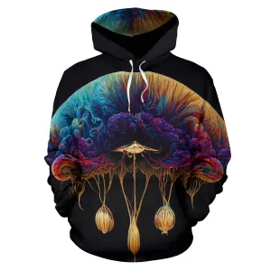 Jellyfish on the Brain Hoodie | Michael Garfield