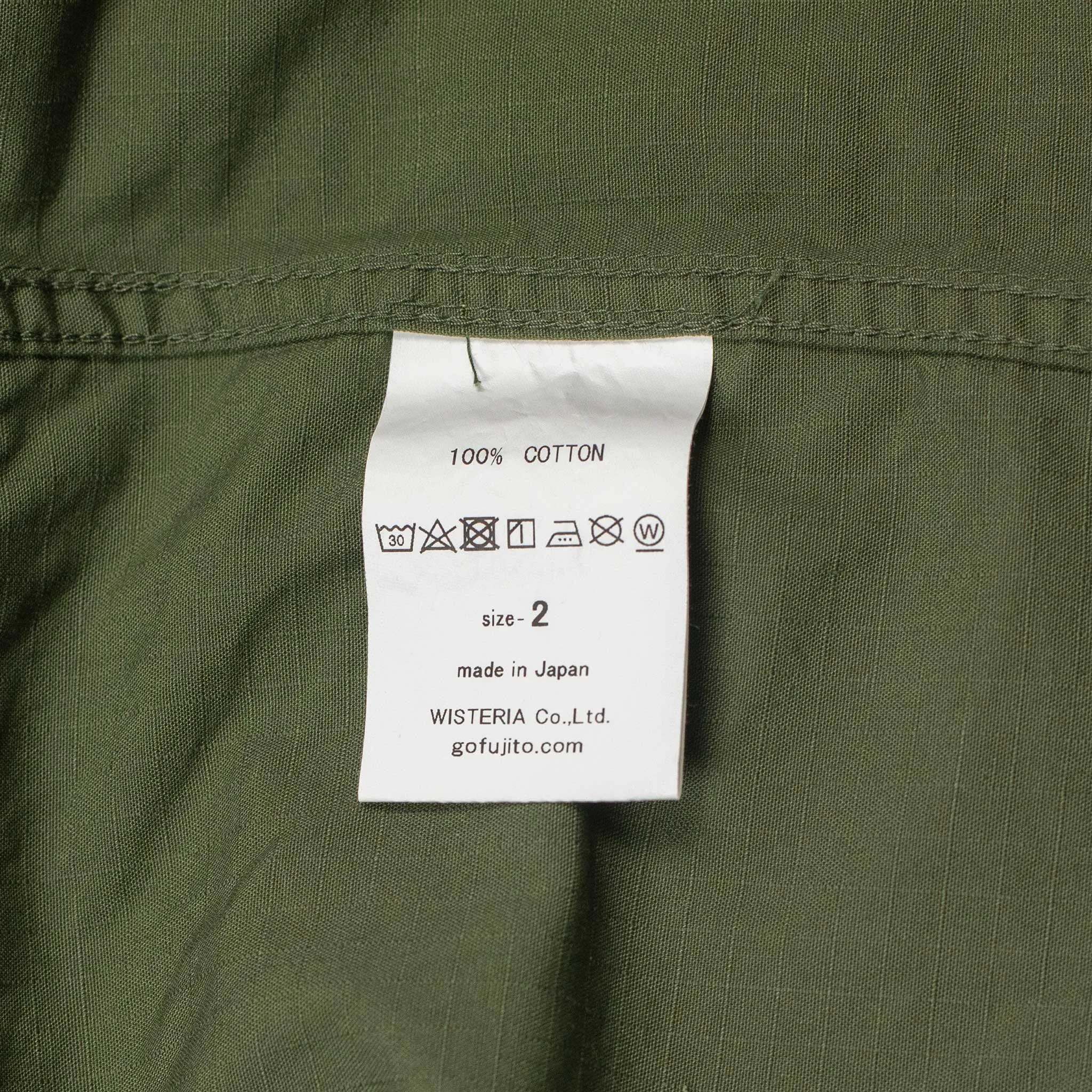 Jungle Jacket in olive green cotton ripstop