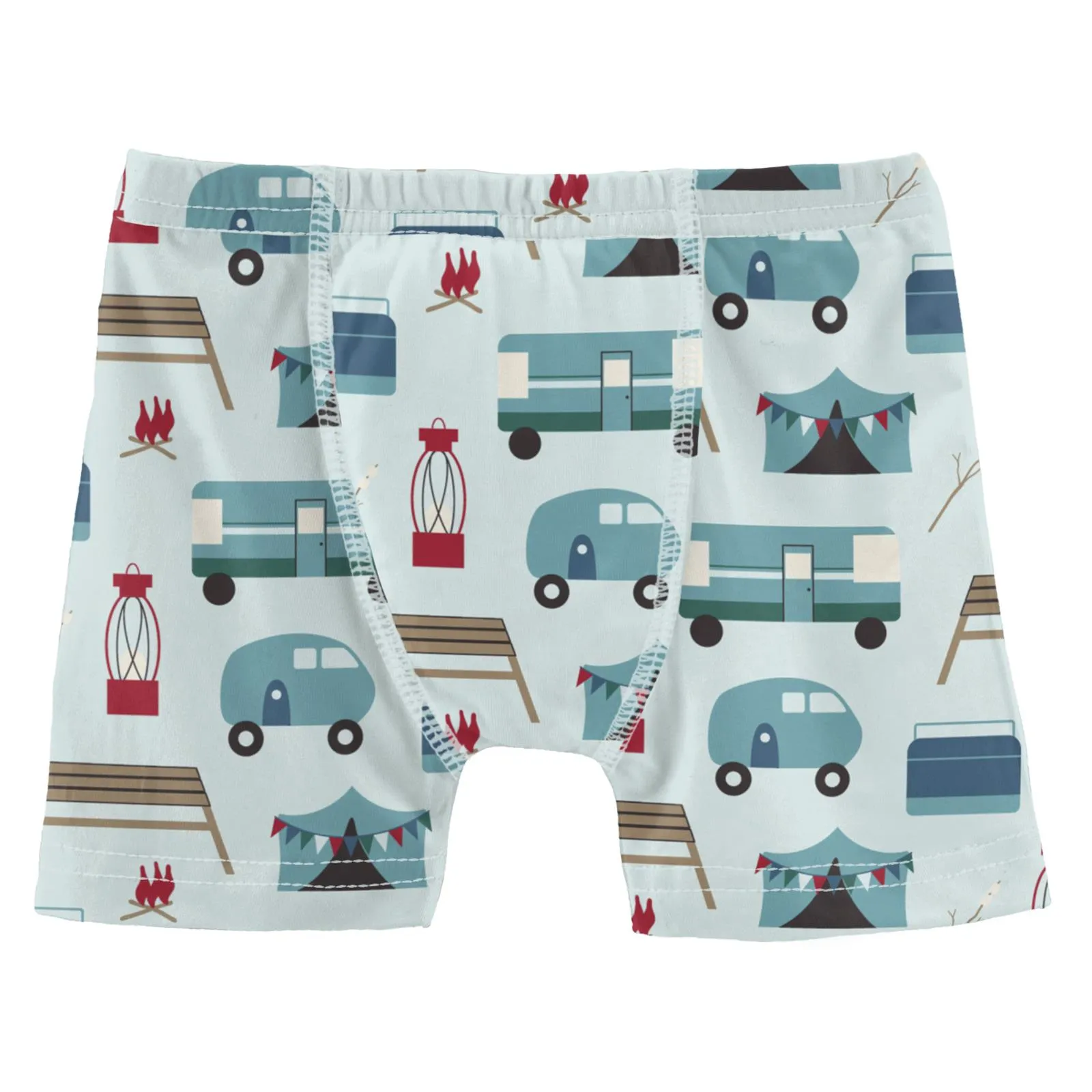 KicKee Pants Fresh Air Camping & Twilight Fireflies Boxer Brief