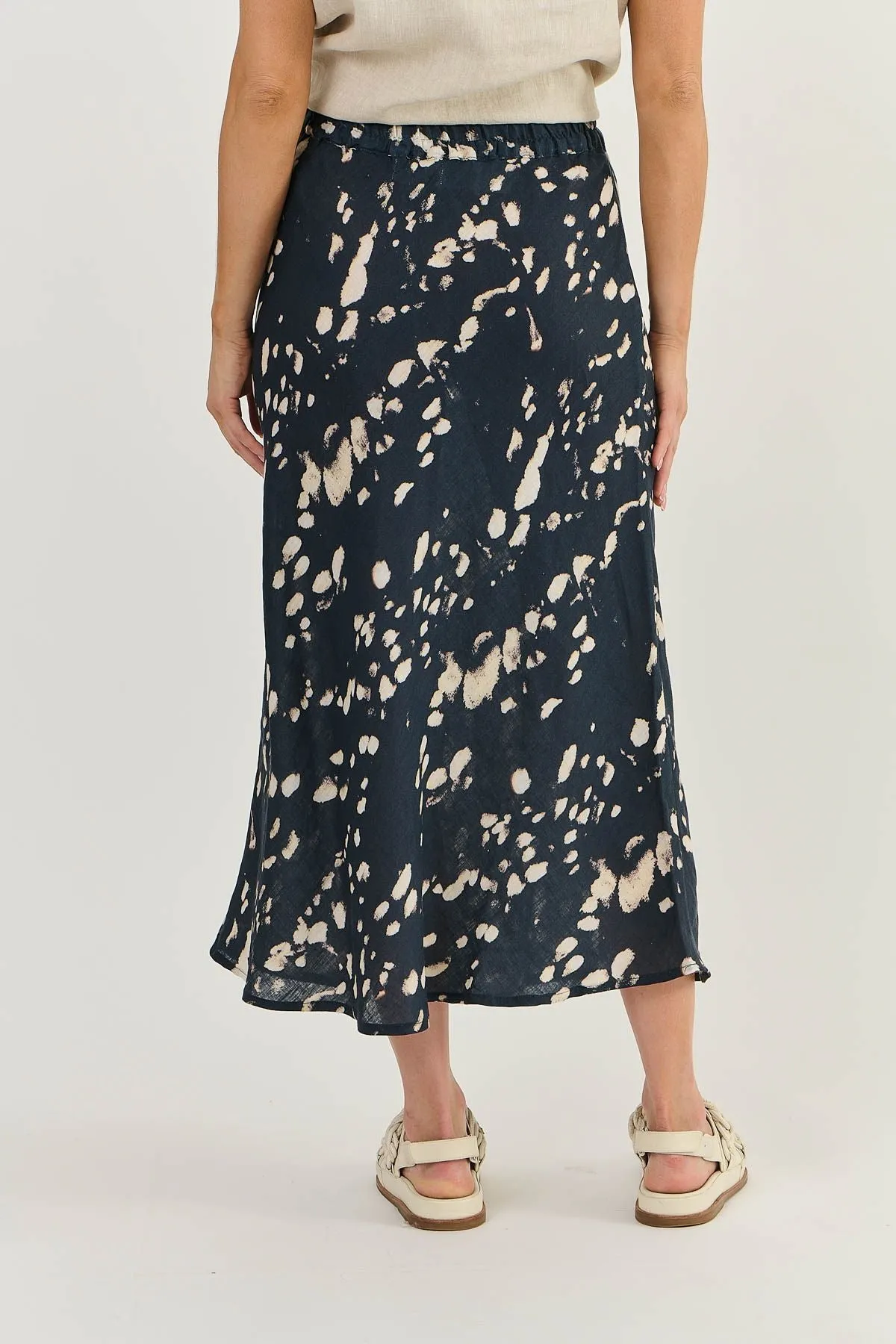 Linen Skirt - Universe