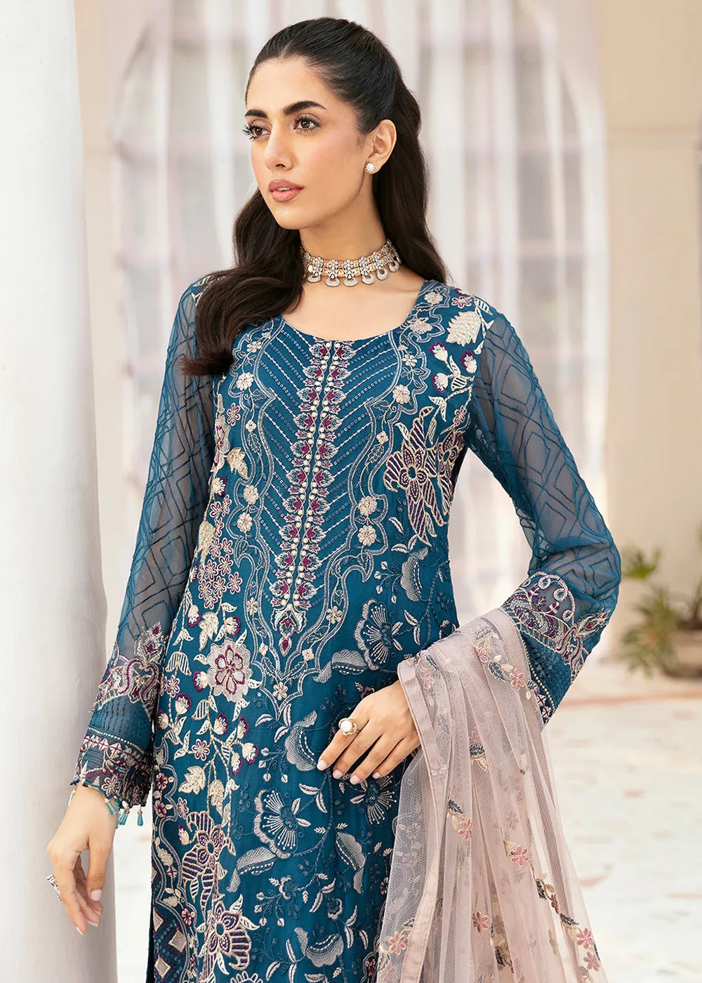 Luxury Chiffon Collection 2024 by Ramsha | F-2602