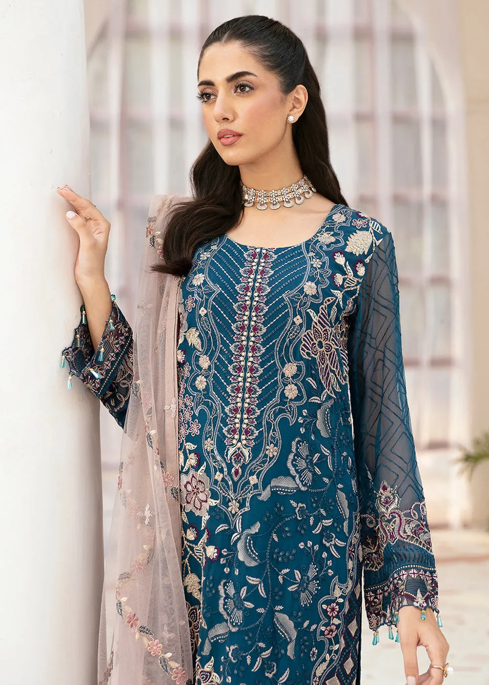 Luxury Chiffon Collection 2024 by Ramsha | F-2602