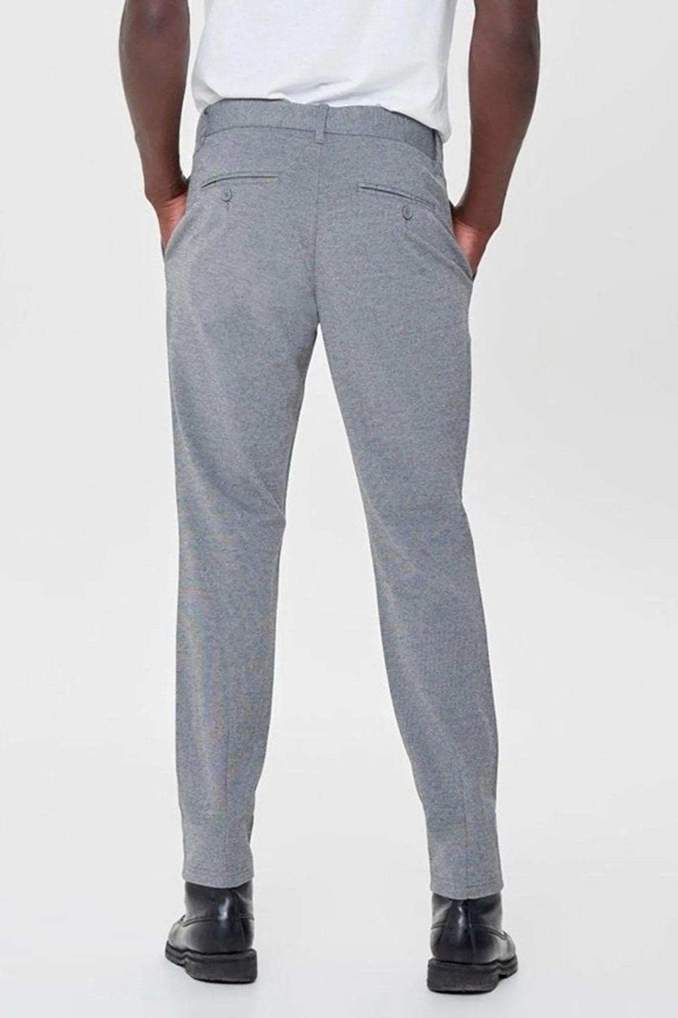 Mark Trousers - Light grey (stretch trousers)