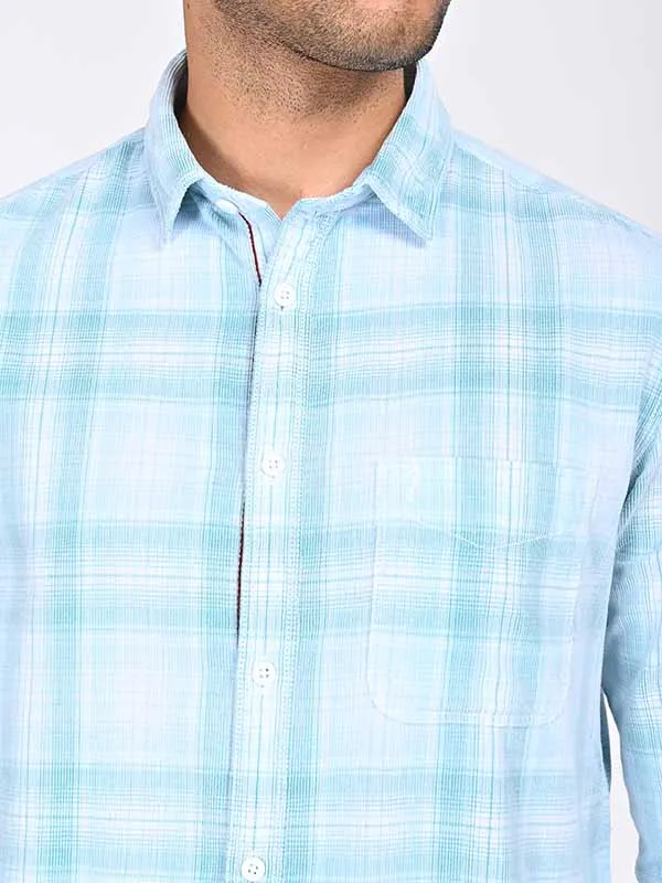 Men Checked Full Sleeve Cotton Shirt