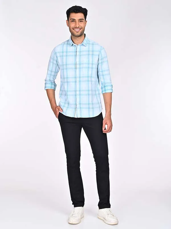 Men Checked Full Sleeve Cotton Shirt