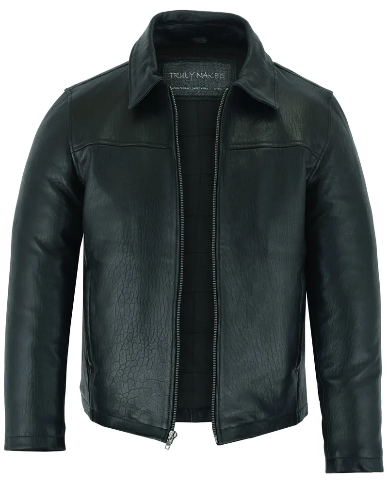 Men's Drum Dyed New Zealand Lambskin Jacket