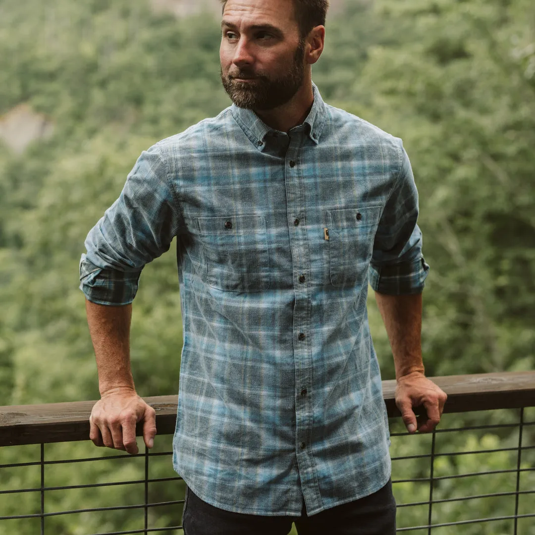 Montana Corduroy Shirt | Wash Blue