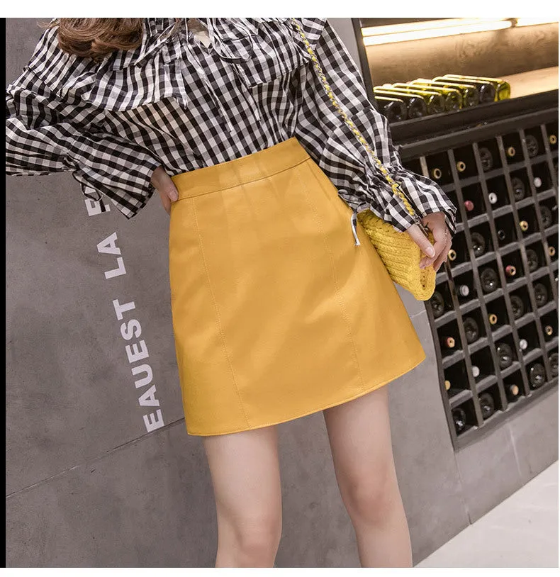 Multicolor Korean Hong Kong  Women A-Line Hip Flattering Skorts