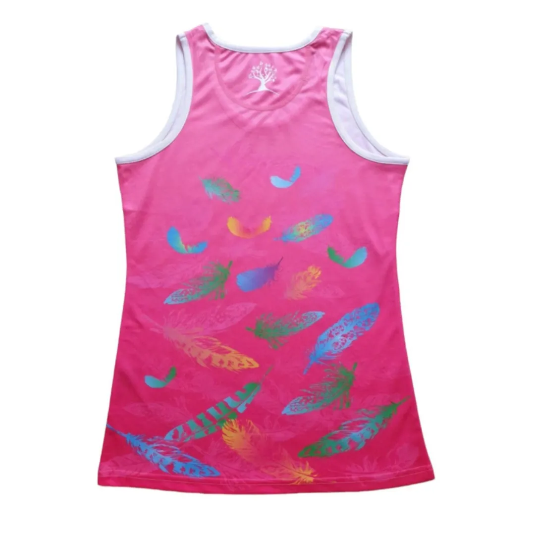 Orchard Activewear Women's Vest - Feathers