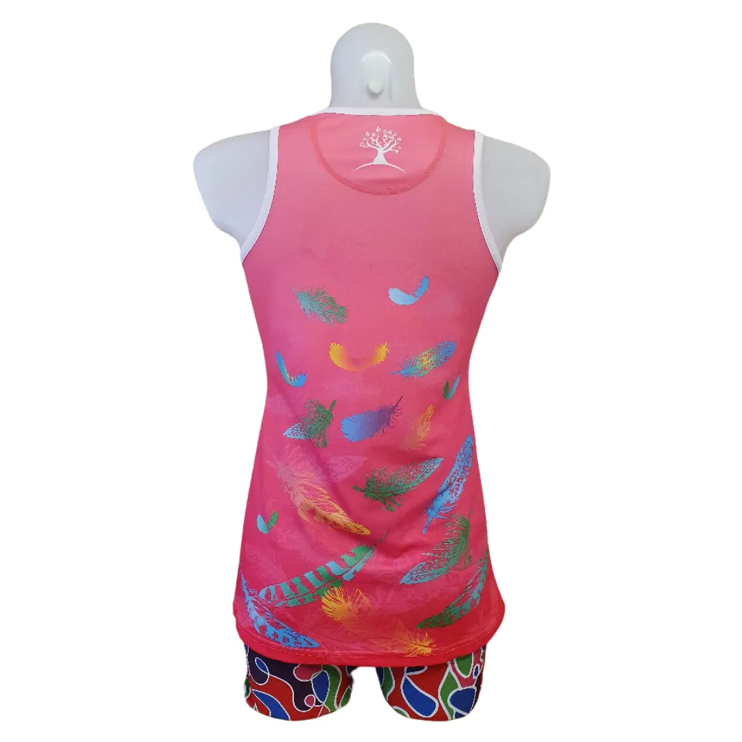 Orchard Activewear Women's Vest - Feathers