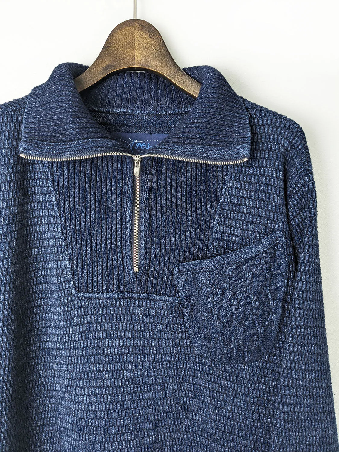 Porter Classic BEATNIK KENDO KNIT HALF ZIP