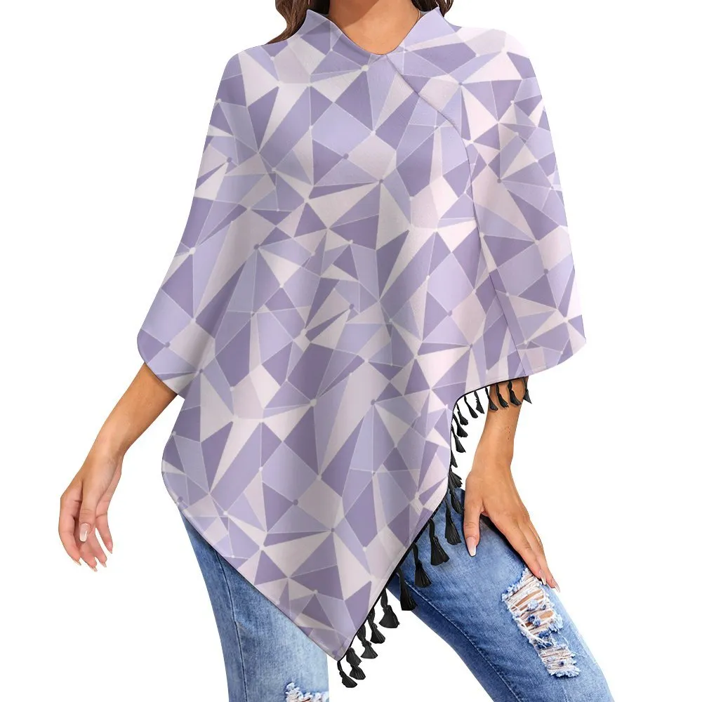 Purple Wall Tassel Cape