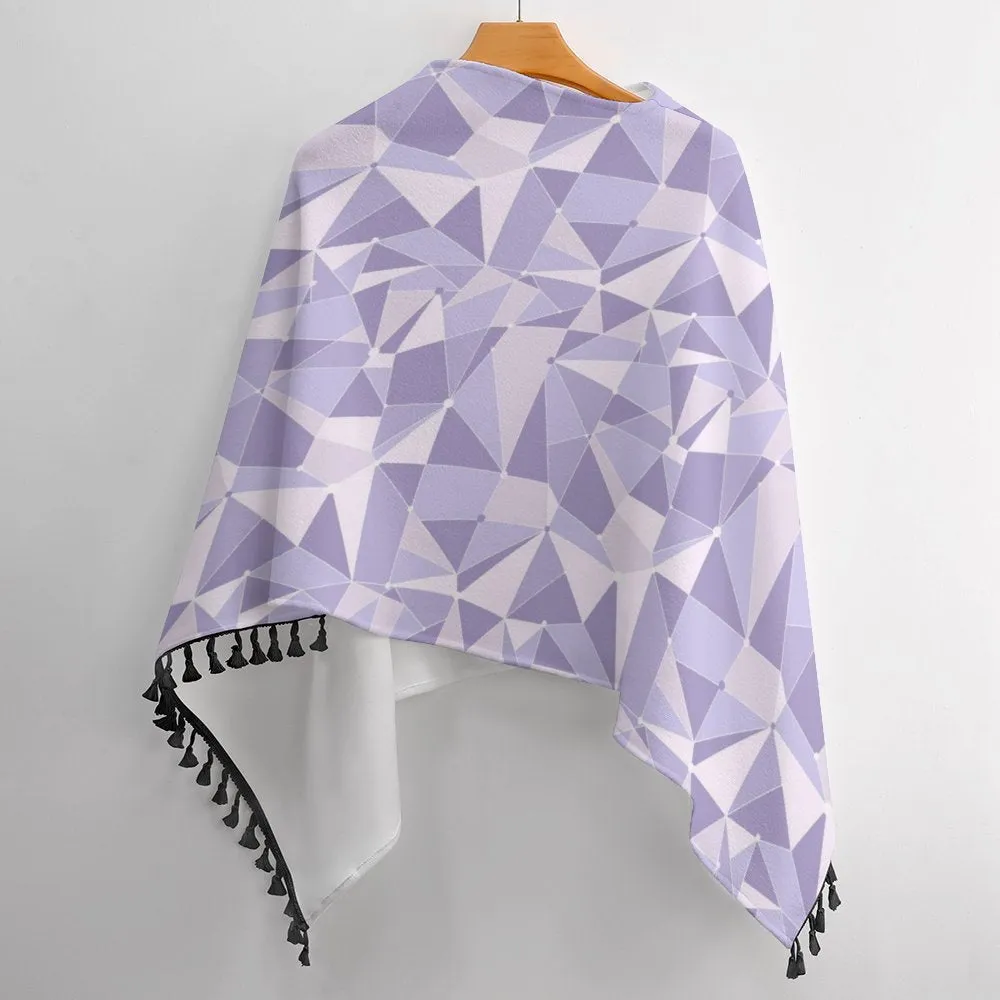 Purple Wall Tassel Cape