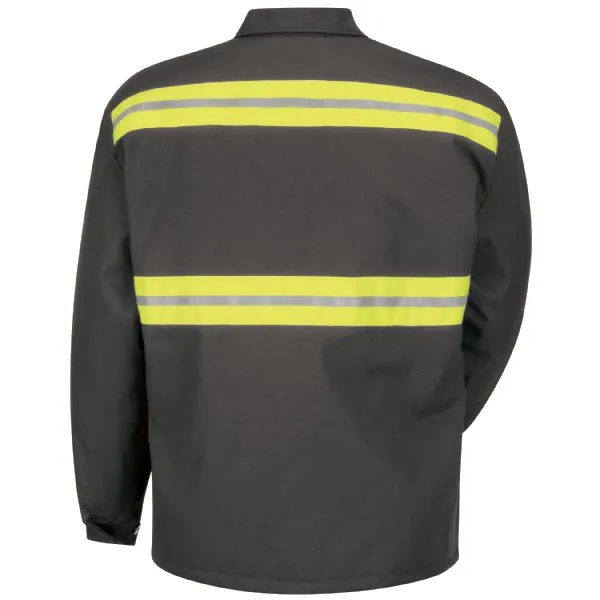 Red Kap Enhanced Visibility Perma-lined Panel Jacket - JT50EC