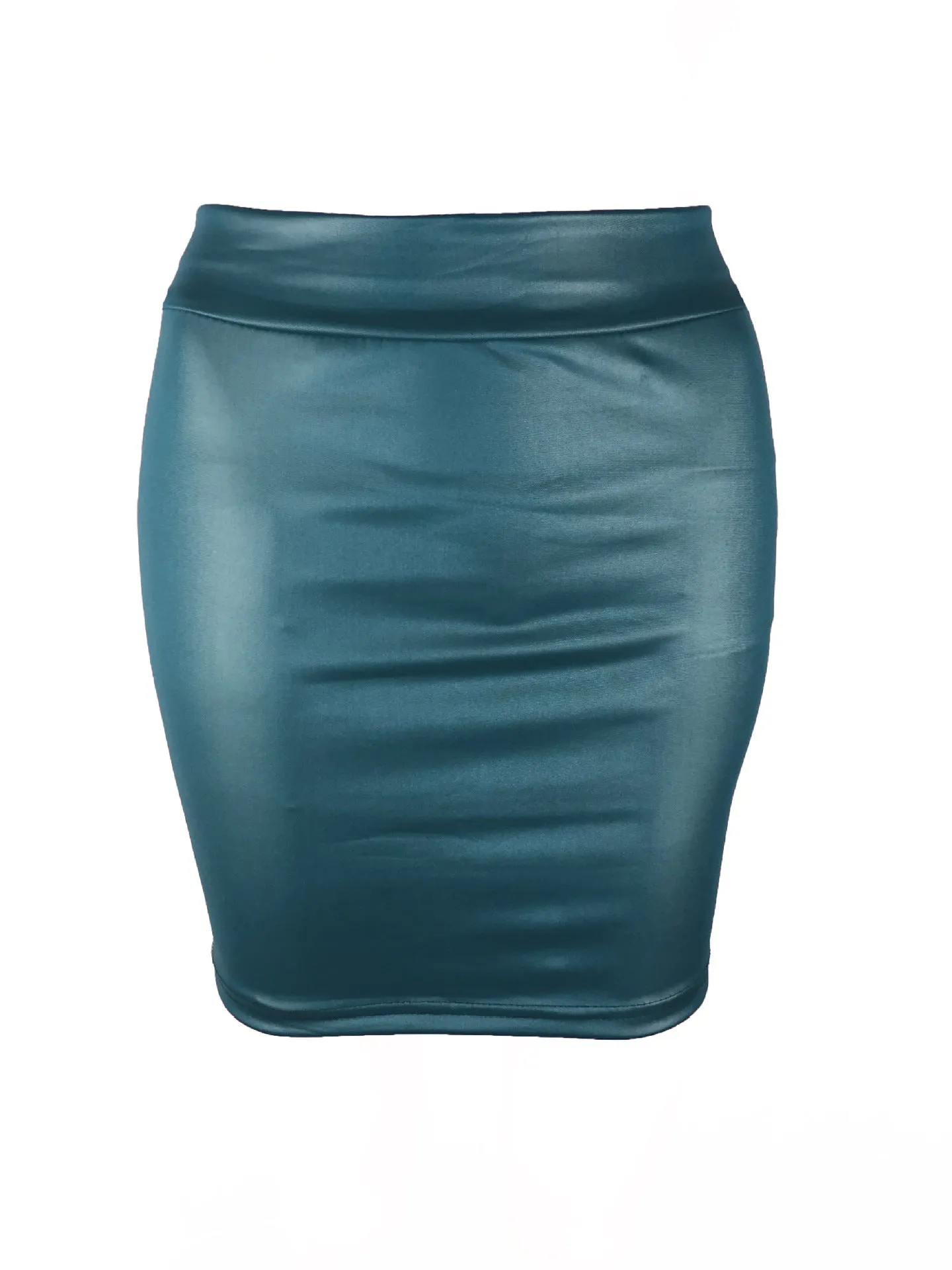 Skirt Matt High Waist Hip Flattering Skirt