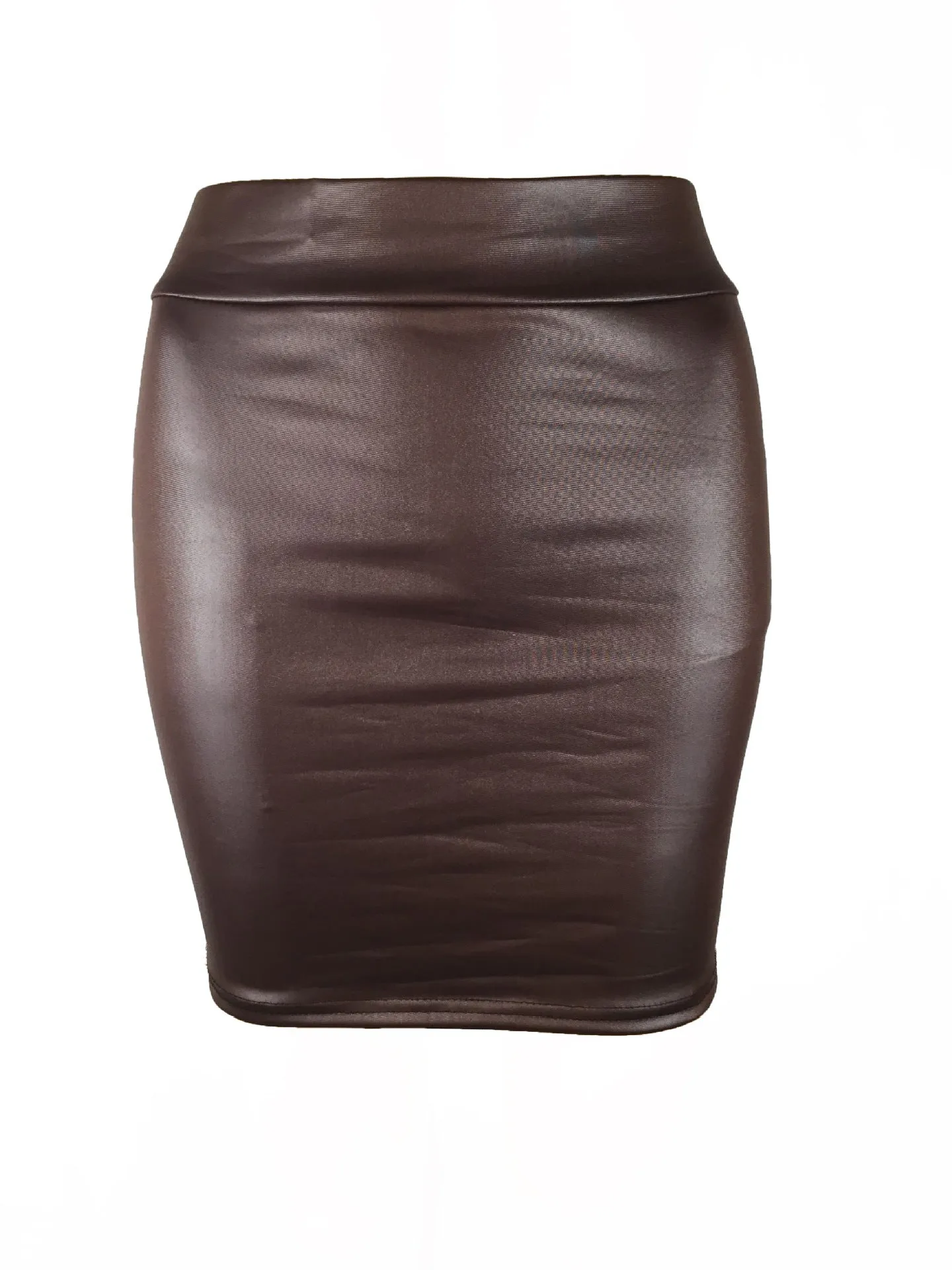 Skirt Matt High Waist Hip Flattering Skirt