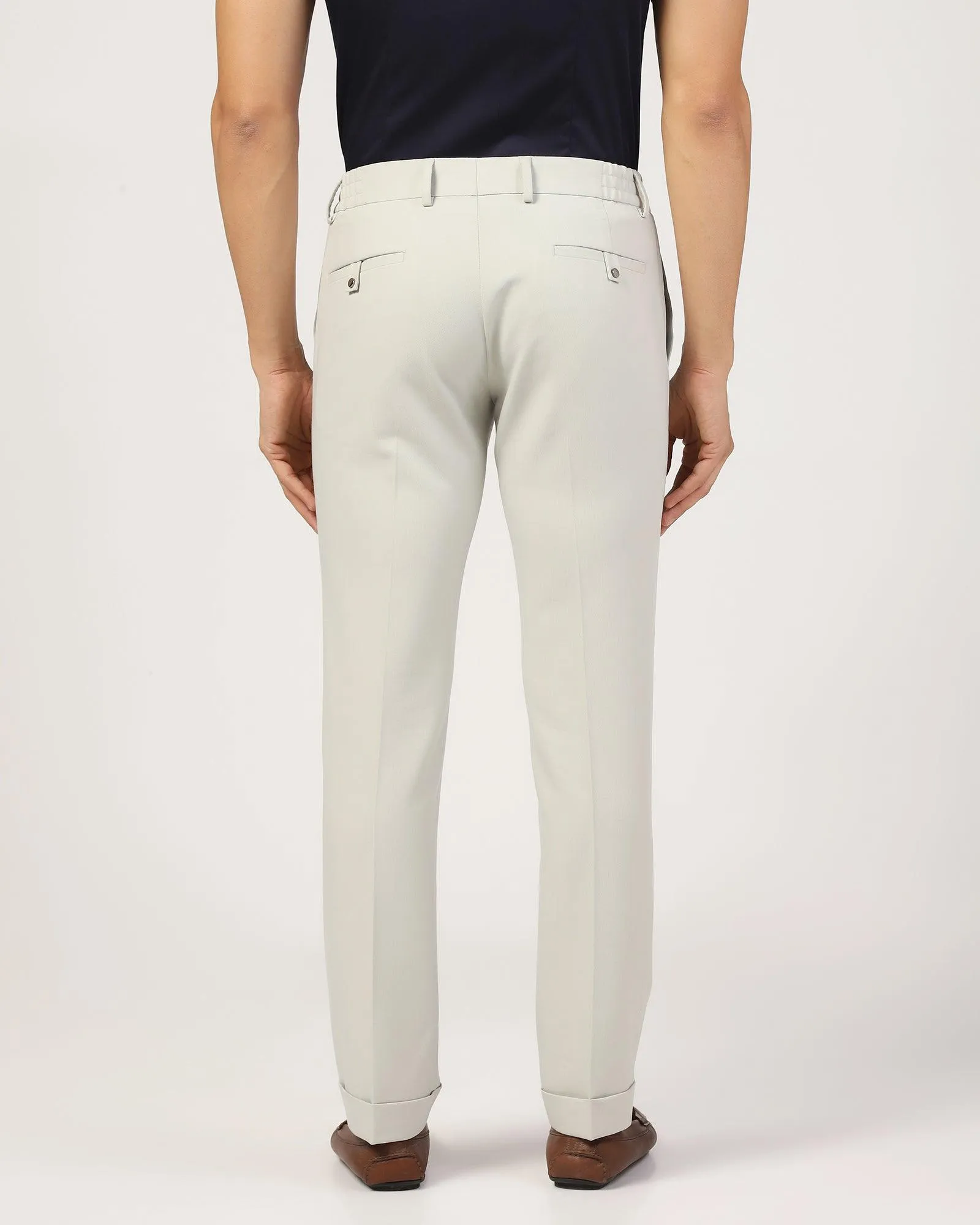 Slim Fit B-91 Formal Mint Solid Trouser - Hayabusa